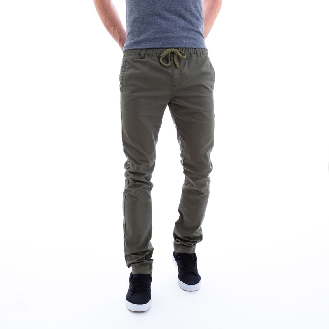 calça algodão masculina