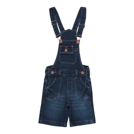 Jardineira Jeans Bebe Menina Jeans Escuro Eskala
