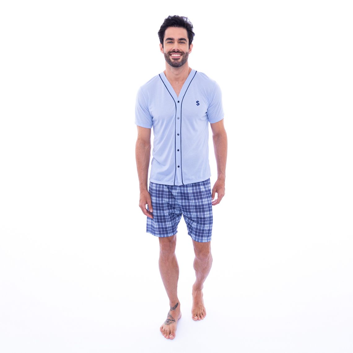 Pijama masculino poliester Clearance