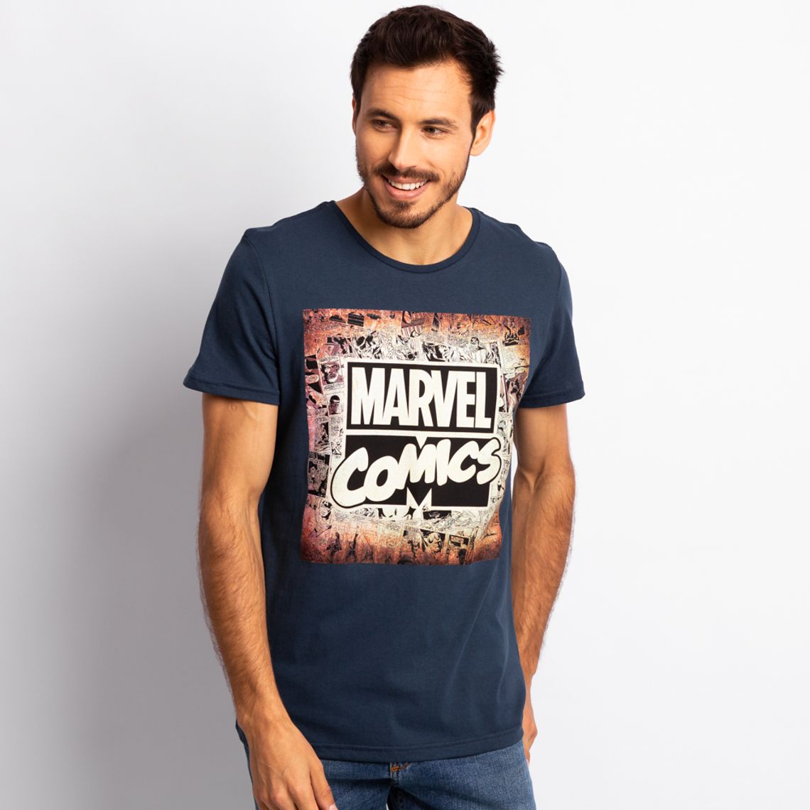 camiseta marvel comics