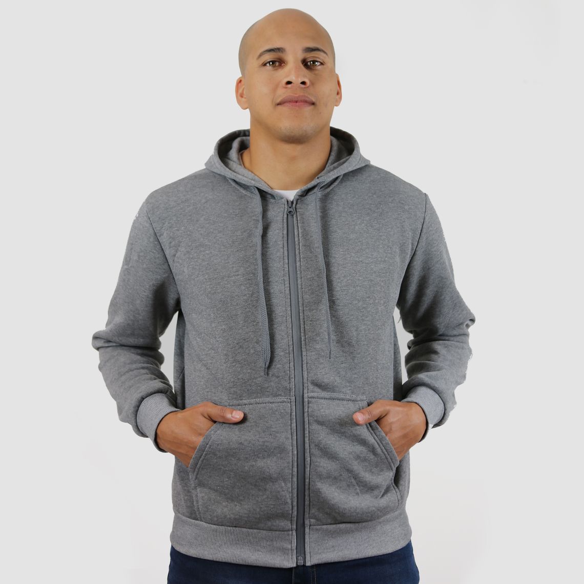 heavy full zip moletom com capuz