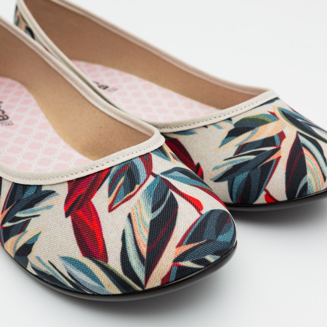Sapatilha Moleca Feminina Estampa Folhas - eskala