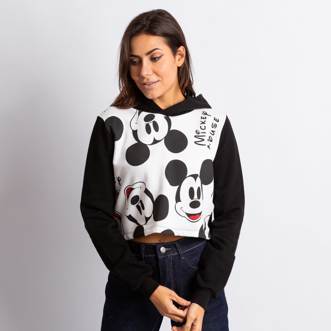 blusa moletom mickey mouse