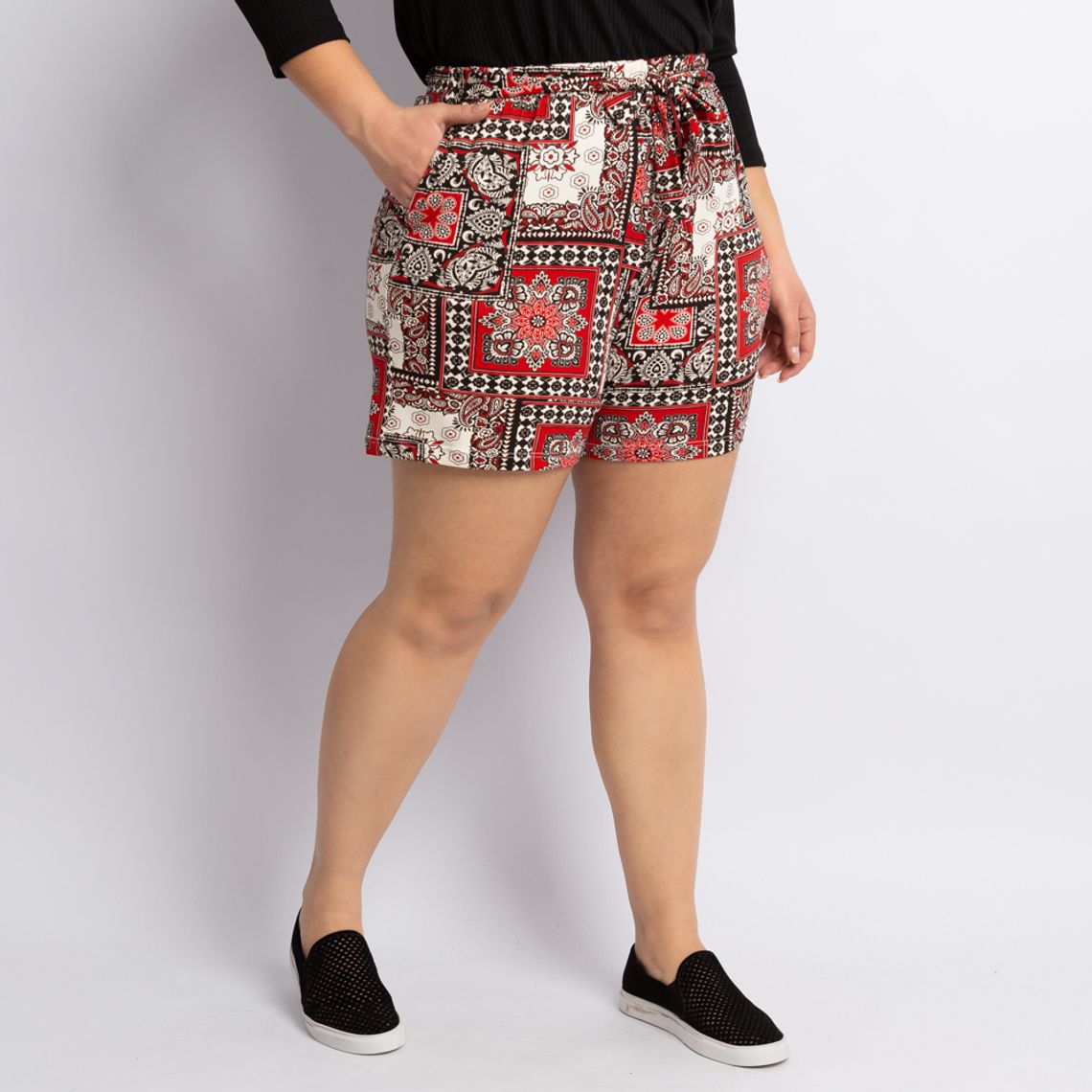 shorts clochard plus size