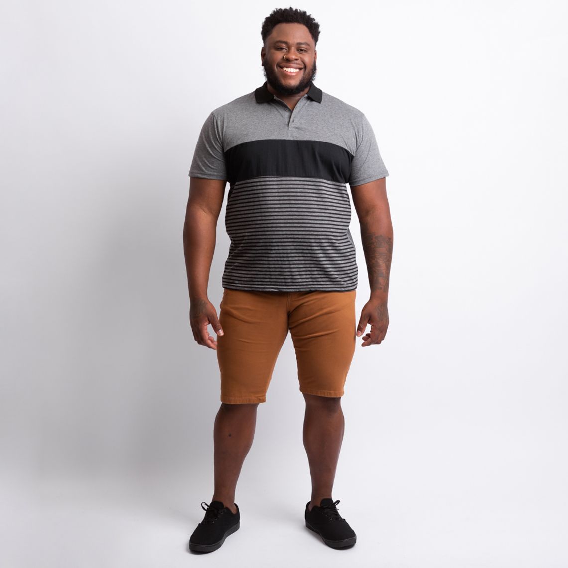 bermuda praia plus size masculina